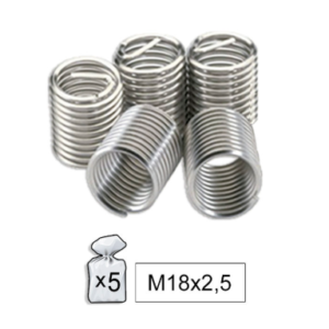 52024 Navojni umetci M18x2.5 – Set 5 kom (Reparacija navoja)